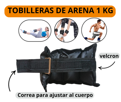 TOBILLERAS DE ARENA DE 1 KG